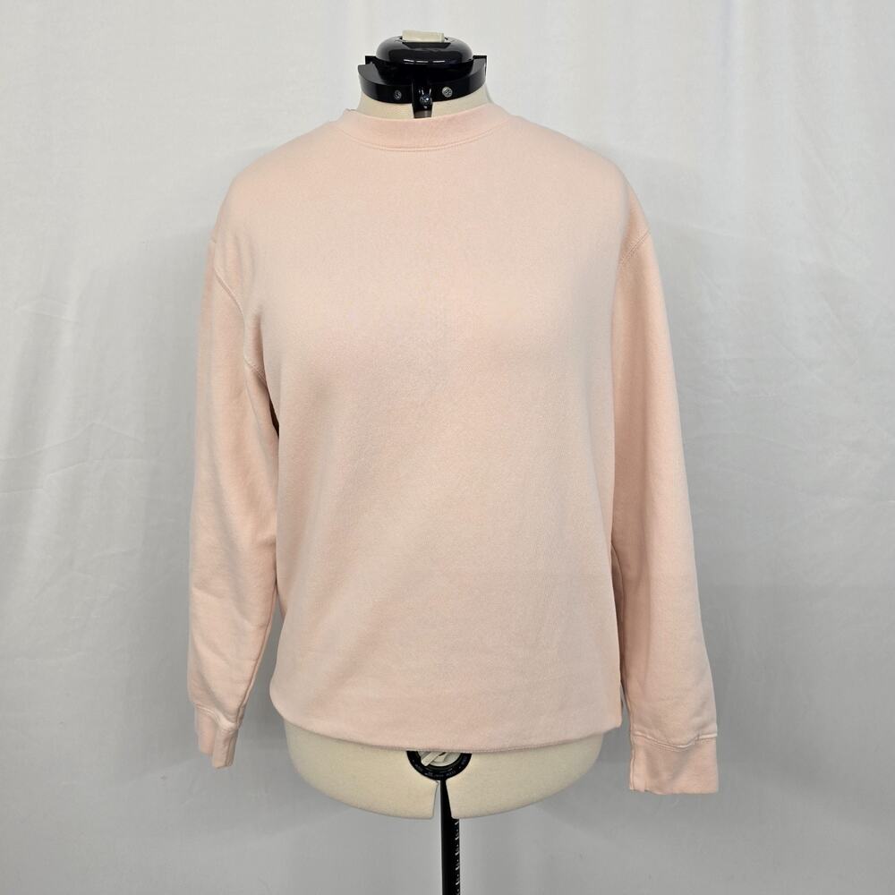 Lane Seven Fleece Sweatshirt Women's L Pink Crew Neckline